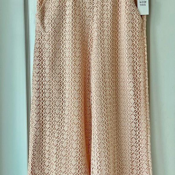 Crochet Wide Leg Peach Pants - Picture 5 of 5